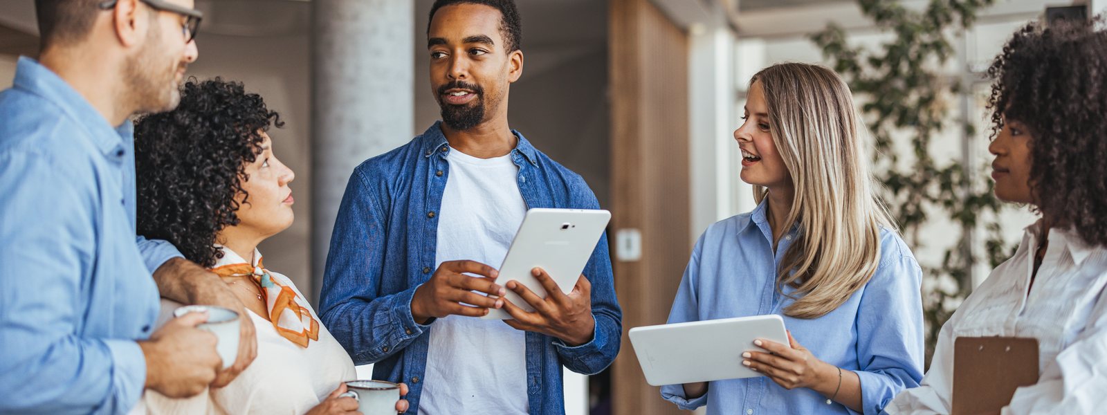 3i People team collaboration in the office — craft-led recruiting culture