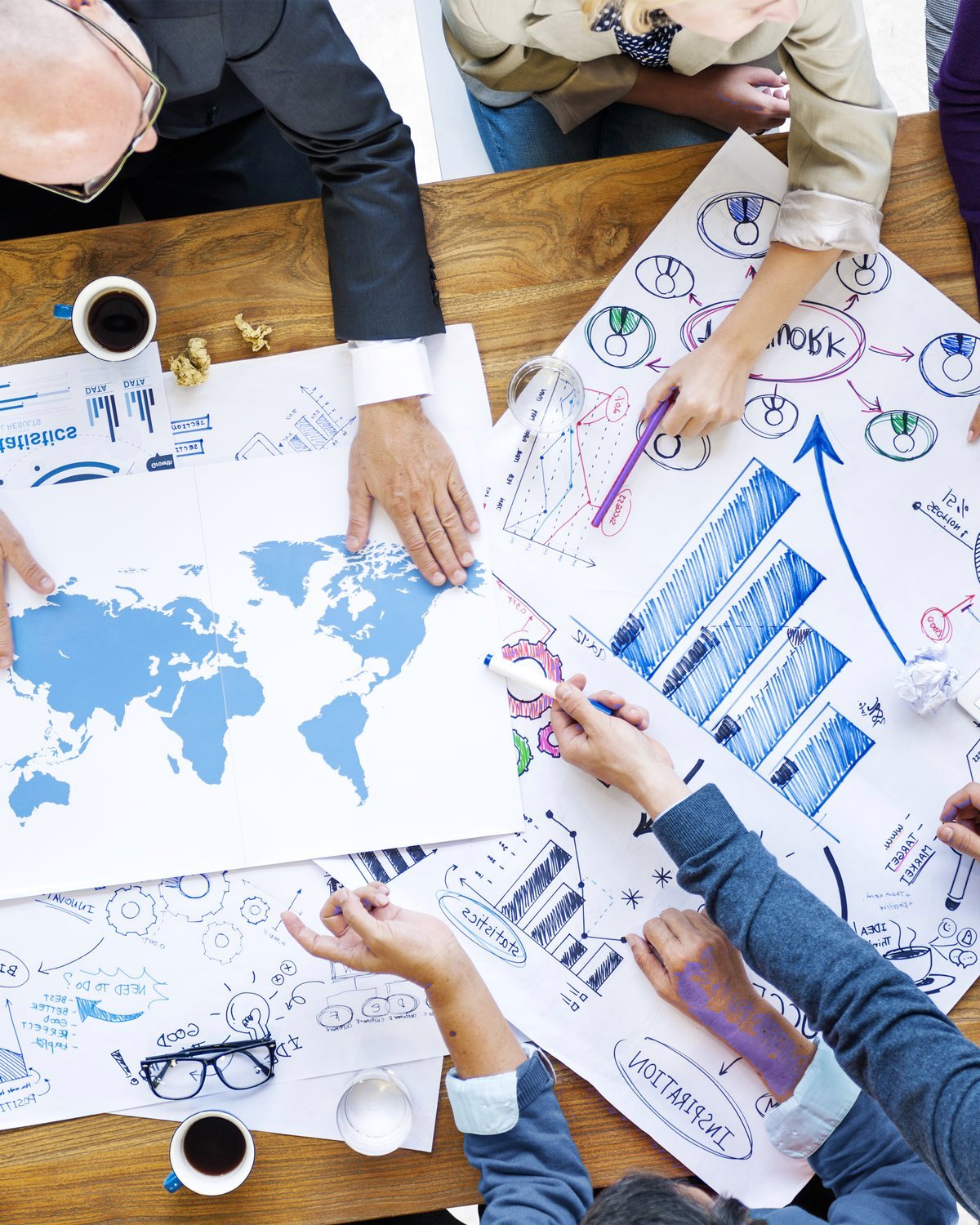 Enterprise team in boardroom strategy meeting — Fortune 500 partnerships, 3,000+ placements